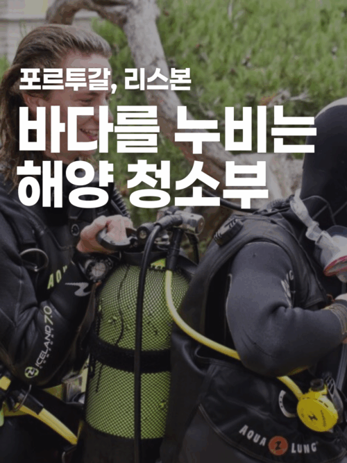포르투갈] 바닷속 쓰레기 줍기