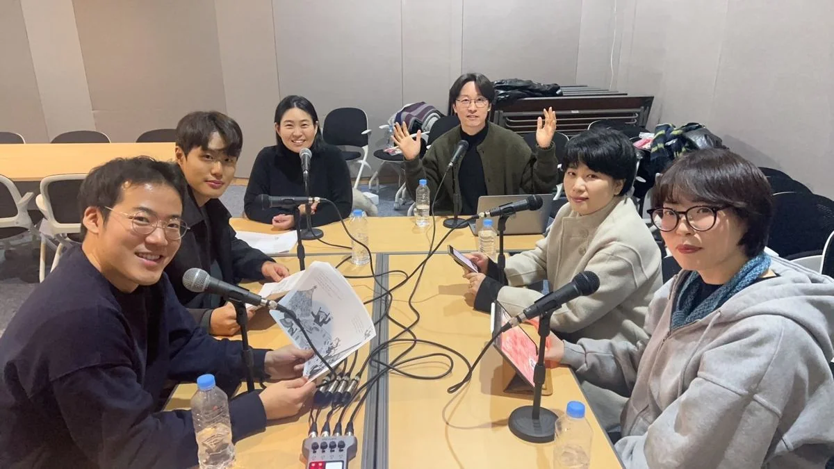 목소리 기부 녹음에 참여한 임직원들