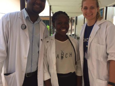 Participant with doctors
