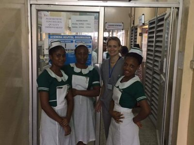 Participant with nurses