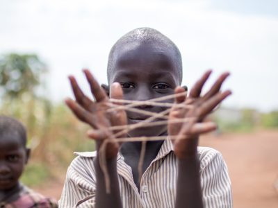 Student at a local school displaying his skills